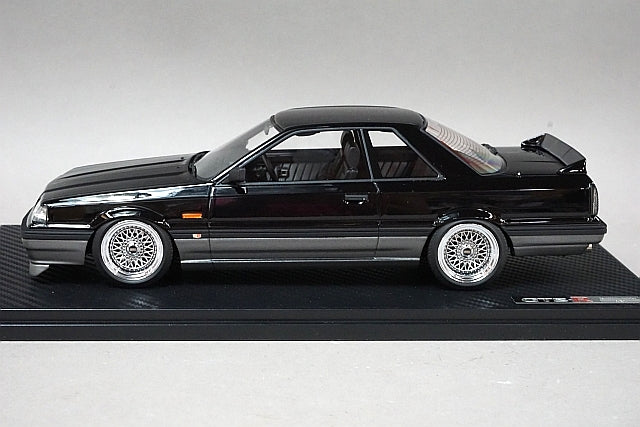 1:18 ignition model IG0996 Nissan Skyline GTS-R (R31) Black / Gun Metallic