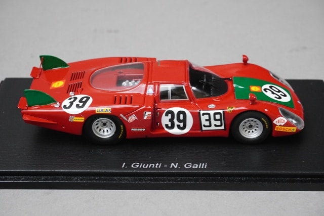 1:43 SPARK S4366 Alfa Romeo 33/2 Le Mans 1968 #39 model car