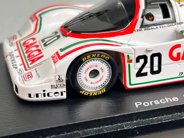 1:43 Spark S4436 Porsche 956 Le Mans 7th 1984 #20 M. Sigara / O. Larrauri / J. Gouillet