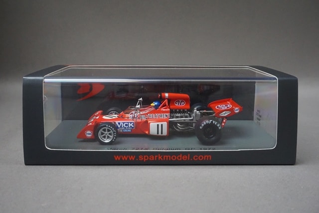 1:43 SPARK S7164 March 721X Belgian GP 1972 #11 R.Peterson model car