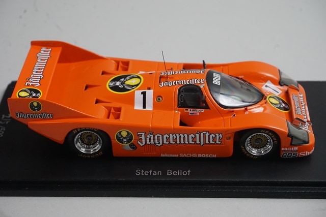 1:43 SPARK SAM117 SB Collection Belov Special Order Porsche 956-1 Platz Nurburgring 1984 #1 Jagermeister