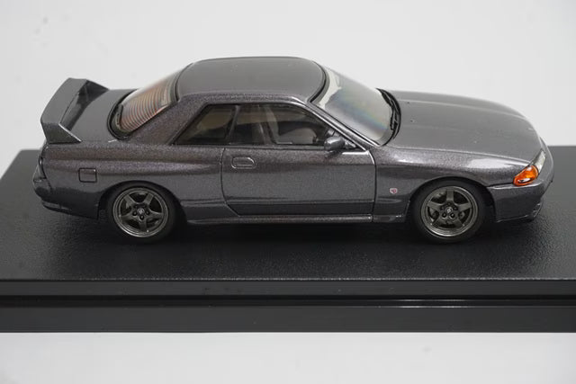 1:43 HPI 8157 Nissan Skyline GT-R (R32) Gun Gray Metallic model car