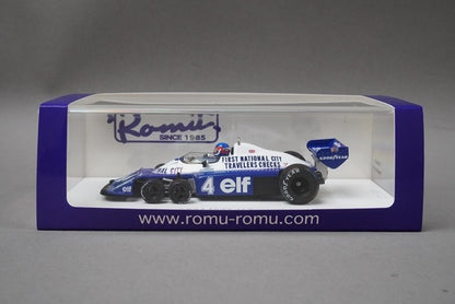 1:43 SPARK ROMU038 Tyrrell P34 1977 Japan GP P.Depailler #4 model car