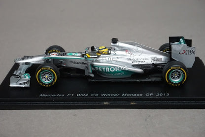 1:43 SPARK S3067 Mercedes F1 W04 Monaco GP Winner Nico Rosberg 2013 #9