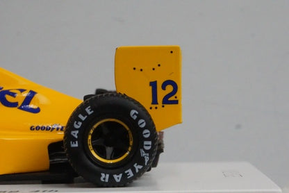 1:43 SPARK ROMU013 Lotus 101 Judd Australia GP 4th Satoru Nakajima 1989 #12 CAMEL