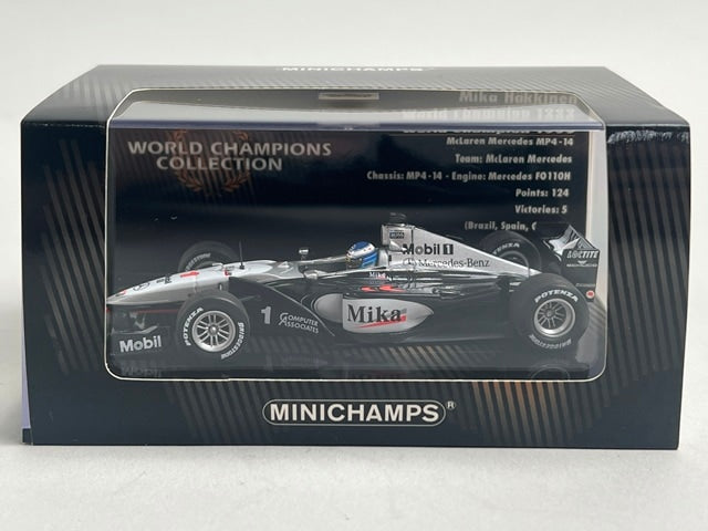 1:43 MINICHAMPS 436990001 McLaren Mercedes MP4-14 World Champion 1999 #1 K.Hakkinen