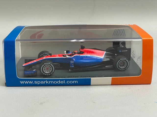 1:43 SPARK S5013 Manor Racing MRT05 Australia GP 2016 #94 P.Wehrlein model car