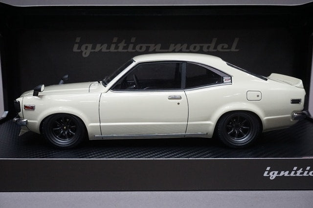 1:18 ignition model IG0703 Mazda Savanna S124A White Watanabe-Wheels