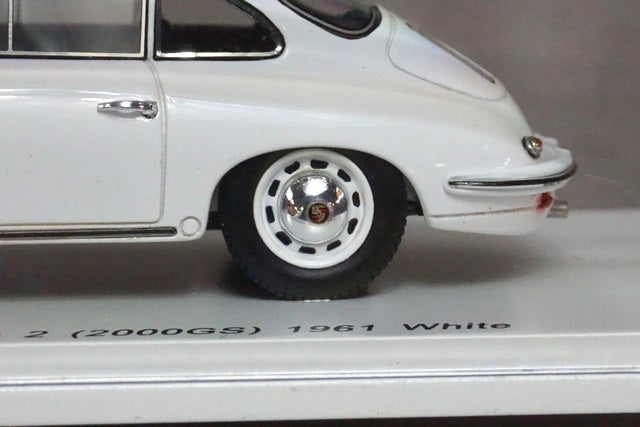 1:43 SPARK SKB43019 Porsche 356B Carrera 2 (2000GS) 1961 White