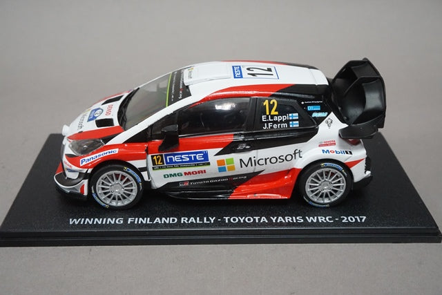 1:38 SPARK TOY12138FW Toyota Yaris WRC 2017 #12 Rally Finland winner E.Lappi