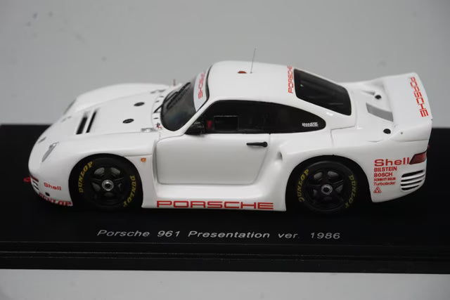 1:43 Spark KBS040 International Trade Custom Porsche 961 Presentation ver. 1986 Shell