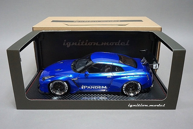 1:18 ignition model IG1001 PANDEM R35 GT-R Blue Metallic