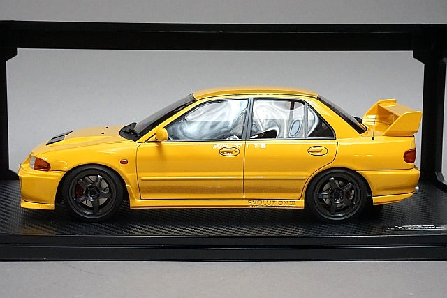 1:18 ignition model IG1545 Mitsubishi Lancer Evolution III GSR (CE9A) Yellow