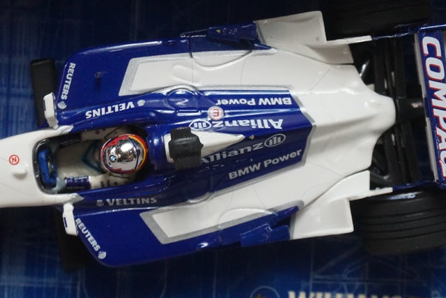 1:43 MINICHAMPS 400010006 Williams F1 BMW FW23 J.P.Montoya #6 White / Blue