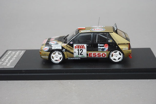 1:43 HPI 8062 Lancia Delta HF Integrale ESSO 1993 San Remo #12 Black x Gold