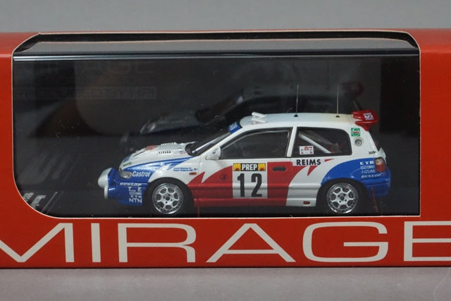 1:43 HPI 8498 Nissan Pulsar GTI-R Monte Carlo 1992 #12 model car