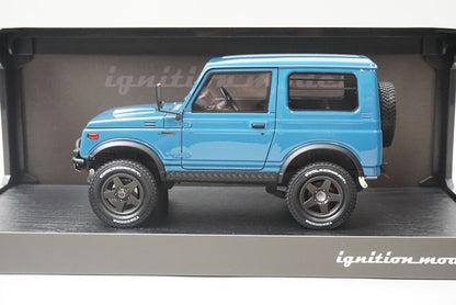 1:18 ignition model IG1722 Suzuki Jimny JA11 Lift Up Blue