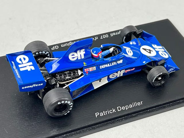 1:43 SPARK S1646 Tyrrell 007 Belgian GP 4th P.Dupayer 1975 #4