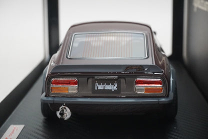 1:18 ignition model IG2455 Nissan Fairlady 240ZG HS30 Maroon model car