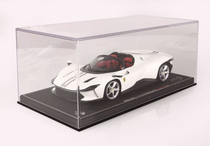 P18214B BBR 1:18 Ferrari Daytona SP3 Ferrari Daytona SP3 Serie Icona Bianco Italia metallic matte with clear case