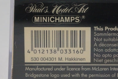 1:43 MINICHAMPS 530004301 McLaren Mercedes MP4/15 #1 M. Hakkinen McLaren Collection No.29