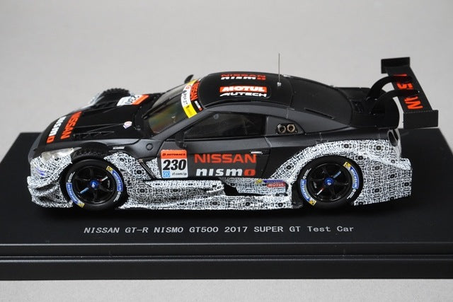 1:43 EBBRO 45501 Nissan GT-R NISMO GT500 2017 Super GT Test Car #230 model car