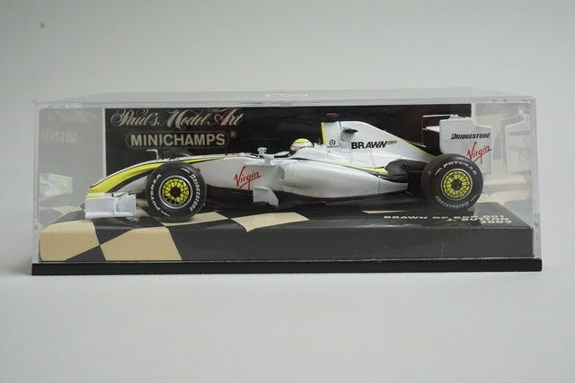 1:43 MINICHAMPS 400090022 Brown GP BGP 001 2009 J. Button #22 model car