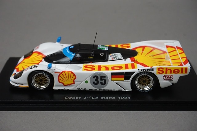 1:43 SPARK S1900 Porsche Dauer 3rd LM 1994 #35 model car