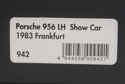 1:43 HPI 942 Porsche 956 LH Show Car Frankfurt 1983 model car