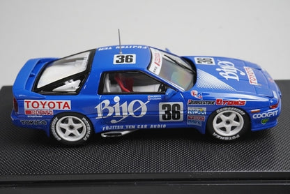 1:43 EBBRO 43975 Toyota Bayer Tom's Supra Gr.A 1989 #36 model car