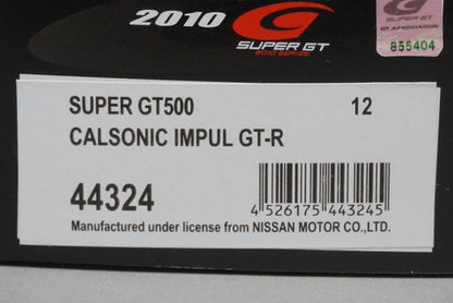 1:43 EBBRO 44324 Nissan Calsonic Impul GT-R Super GT500 2010 #12