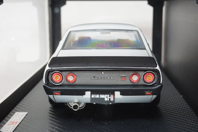 1:18 ignition model IG0039 Nissan Skyline 2000 GT-R (KPGC110) Silver Custom