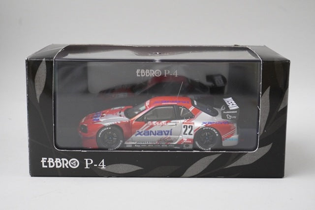 1:43 EBBRO P409 Xanavi NISMO GT-R JGTC 2002 #22 model car
