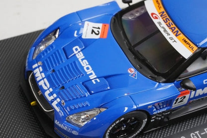 1:43 EBBRO 44173 Nissan Impul Calsonic GT-R Super GT500 2009 #12 model car