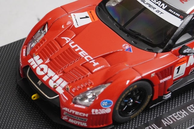 1:43 EBBRO 44171 Nissan Motul Autech GT-R Super GT500 Okayama Test 2009 #1 model car