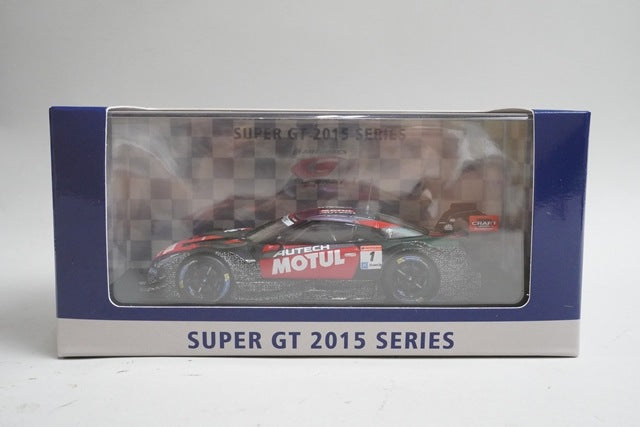 1:43 EBBRO 45275 MOTUL AUTECH GT-R Super GT500 Okayama Test 2015 #1 model car