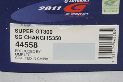 1:43 EBBRO 44558 SG Changi IS350 Super GT300 2011 #14