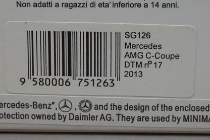 1:43 SPARK SG126 Mercedes AMG C-Coupe DTM 2013 #17