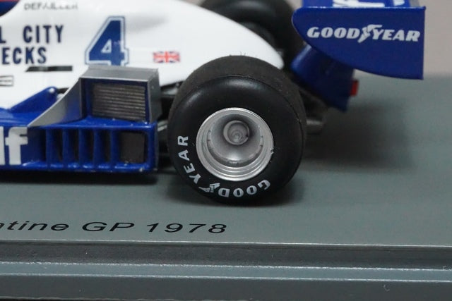 1:43 SPARK S7236 Tyrrell 008 3rd Argentina GP 1978 #4