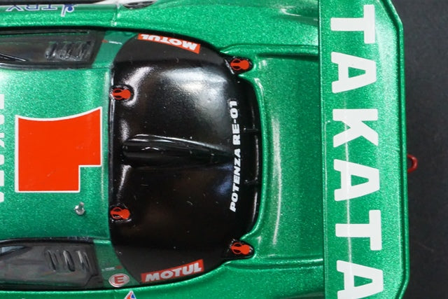 1:43 EBBRO 43630 Honda Takata Dome NSX Suzuka 1000Km 2004 #18 Green