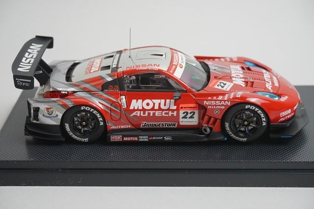 1:43 EBBRO 43958 Nissan MOTUL AUTECH Z SUPER GT 2007 Late Model #22