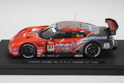 1:43 EBBRO 44127 Nissan XANAVI NISMO GT-R Fuji Super GT500 #23 model car
