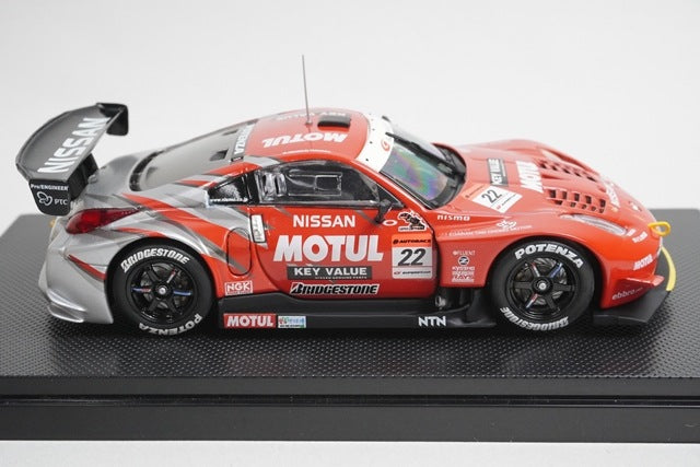 1:43 EBBRO 43723 Nissan Motul Pit Work Z Super GT500 Malaysia 2005 #22 model car