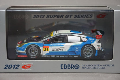 1:43 EBBRO 44829 Toyota APR Hasepro Prius GT SGT300 Okayama Test 2012 #31