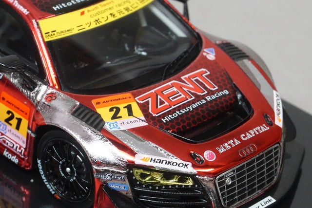 1:43 EBBRO 44931 Audi ZENT R8 LMS Ultra Super GT300 2013 #21