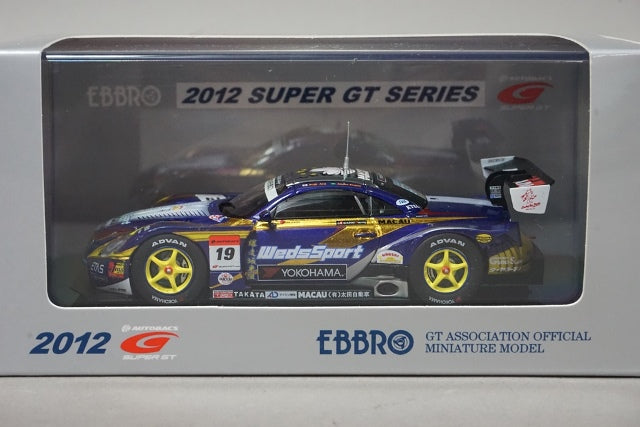 1:43 EBBRO 44740 Lexus Weds Sports ADVAN SGT500 2012 #19