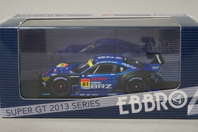 1:43 EBBRO 44947 Subaru BRZ R&D Sports Super GT300 Okayama Test 2013 #61