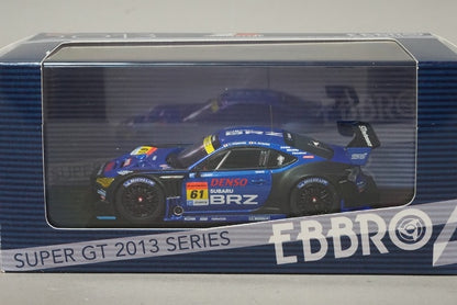 1:43 EBBRO 44947 Subaru BRZ R&D Sports Super GT300 Okayama Test 2013 #61