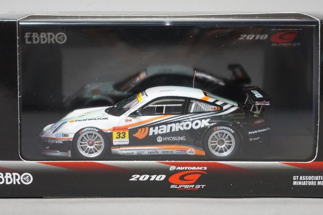 1:43 EBBRO 44370 Porsche Hankook Super GT300 2010 #33