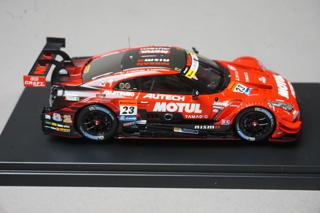 1:43 EBBRO 45504 45504 Nissan Motul Autech GT-R Super GT500 Rd.8 Motegi Winner 2017 #23 Tsugio Matsuda / R. Quintarelli